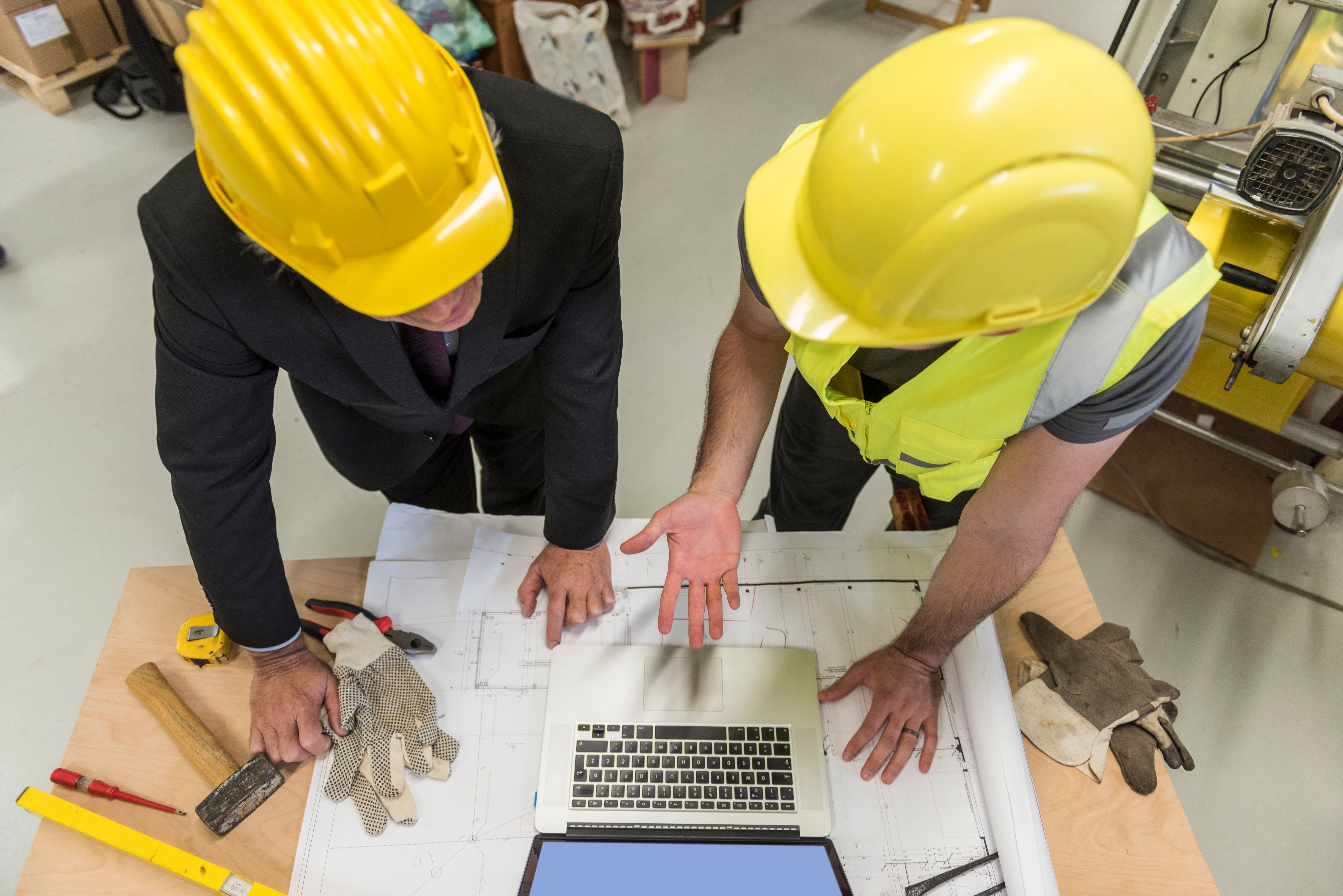 Engenheiros no trabalho